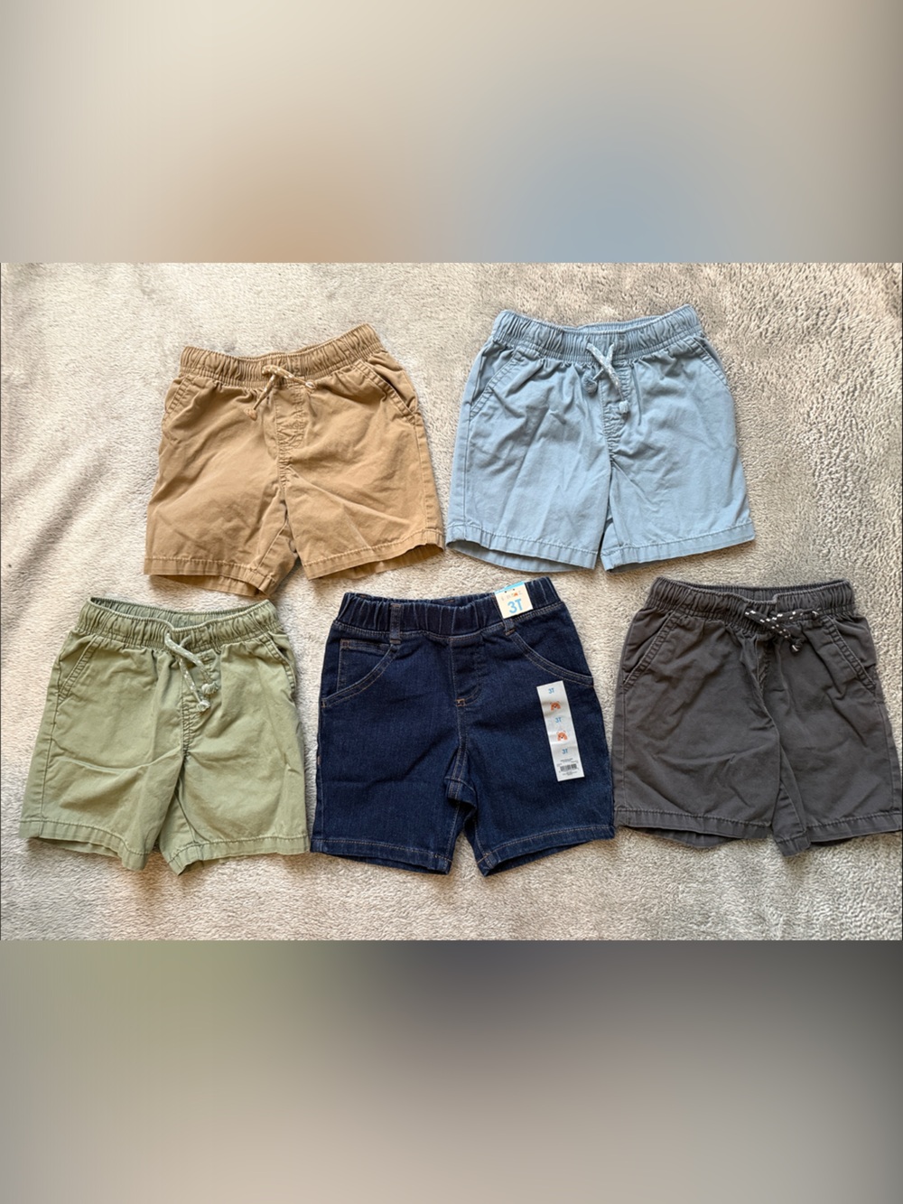 4 pair cat&jack boys shorts NWT denim shorts